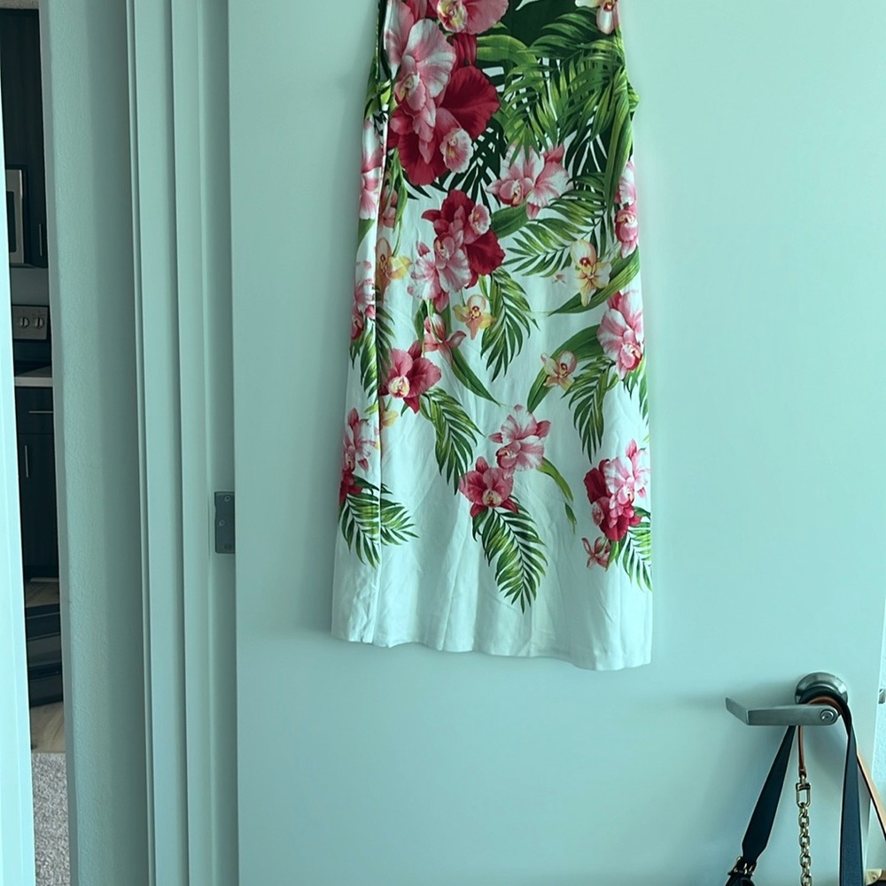 Tommy Bahama Darcy Fleur Dress - Pink and Green Floral from Disney Aulani - Picture 6 of 8